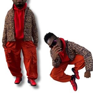 The Hundreds Vibrant Orange Cargo Pants